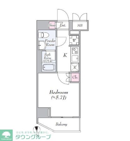 ライジングプレイス綾瀬二番館の物件間取画像